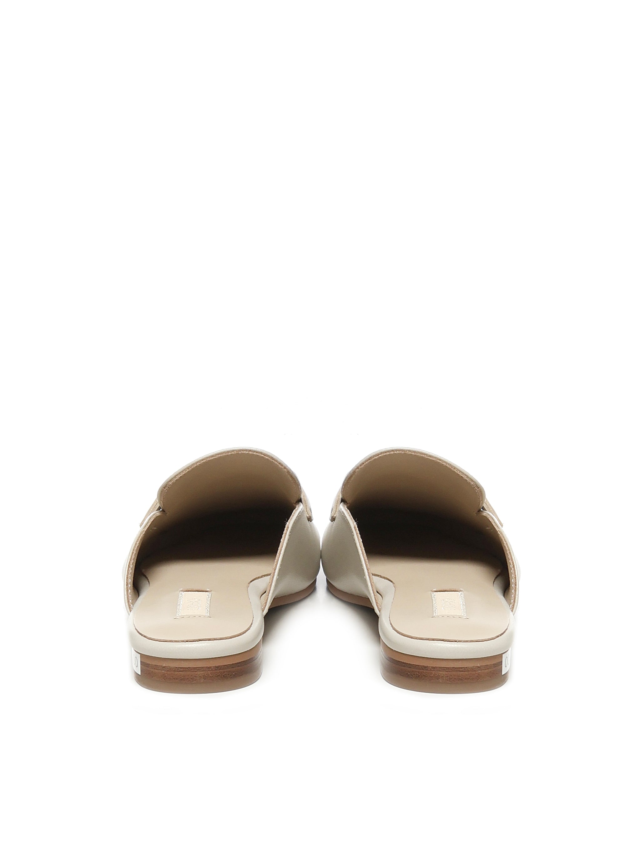 Slippers in pelle con logo SA5035PX460S3625  LIU JO 
