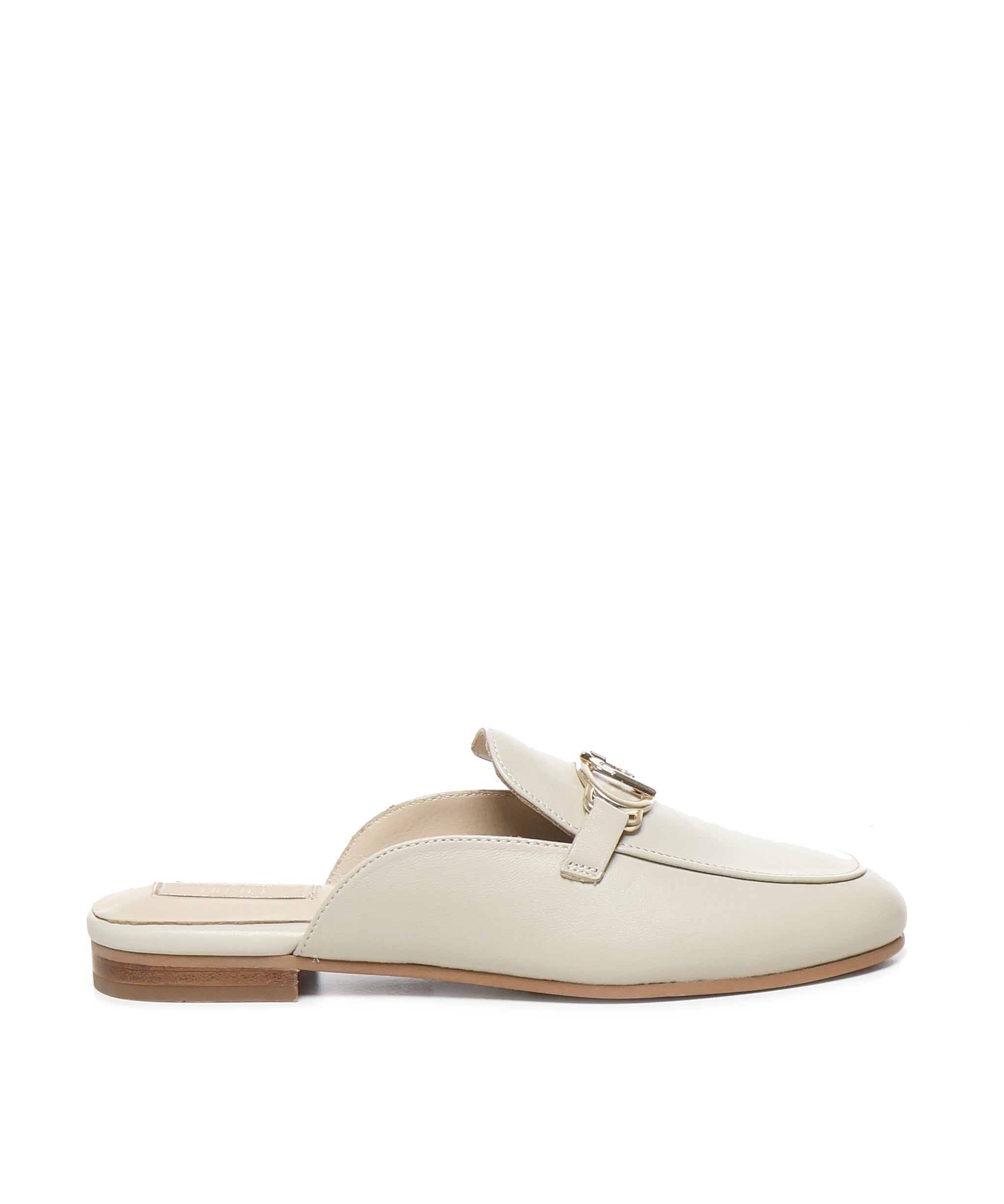 Slippers in pelle con logo SA5035PX460S3625  LIU JO 