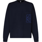 Maglia Anagram in cotone con tasca H526Y14KKI 5110 LOEWE 