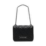 Borsa a spalla trapuntata con logo JC4000PP1LLA0 000 LOVE MOSCHINO 