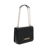 Borsa a spalla trapuntata con logo<BR/> JC4000PP1LLA0 00A LOVE MOSCHINO 