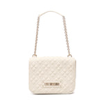 Borsa a spalla trapuntata con logo JC4000PP1LLA0 110 LOVE MOSCHINO 