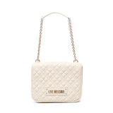 Borsa a spalla trapuntata con logo JC4000PP1LLA0 110 LOVE MOSCHINO 