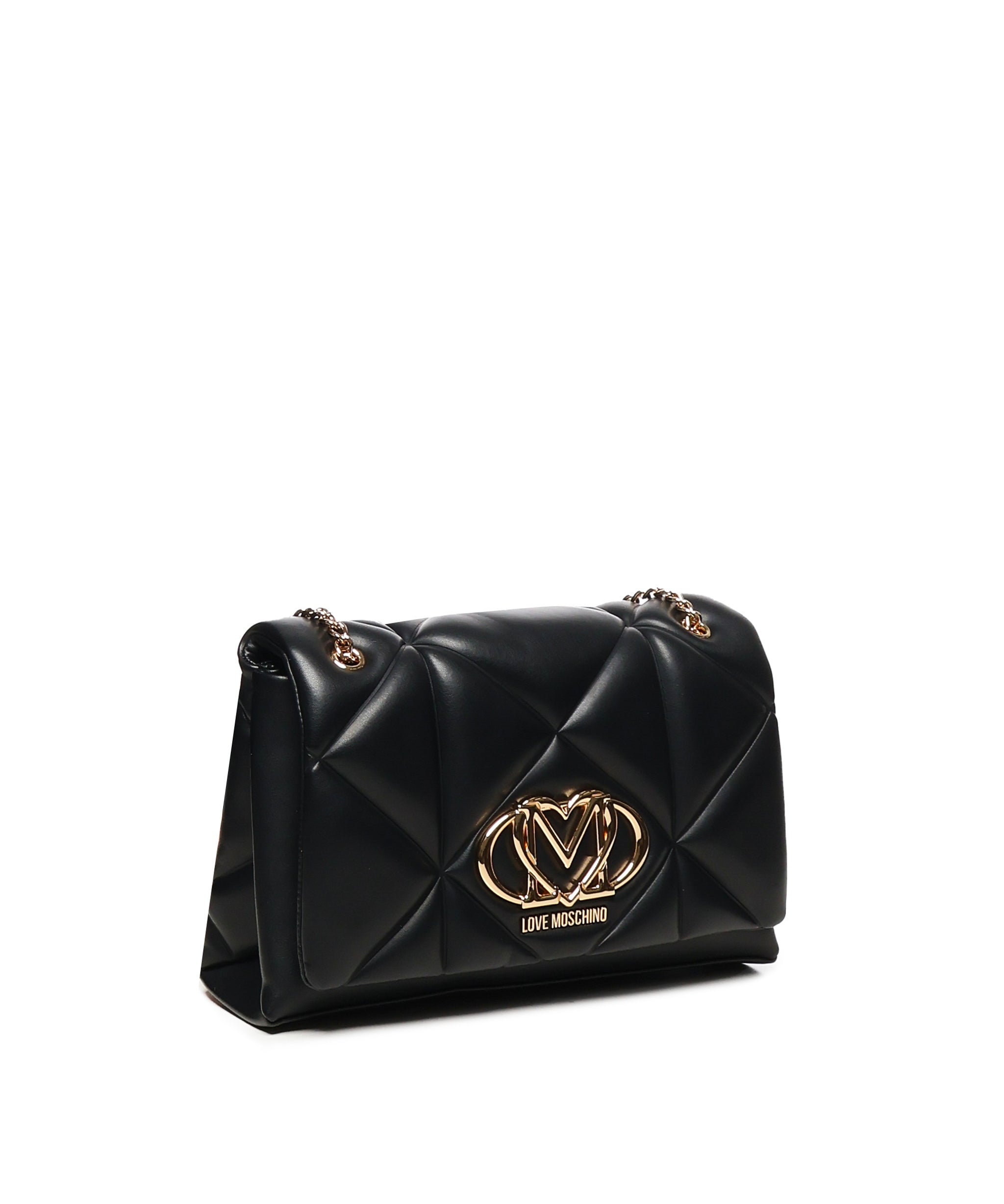 Borsa a spalla trapuntata Embossed JC4041PP1MLC0 000 LOVE MOSCHINO 