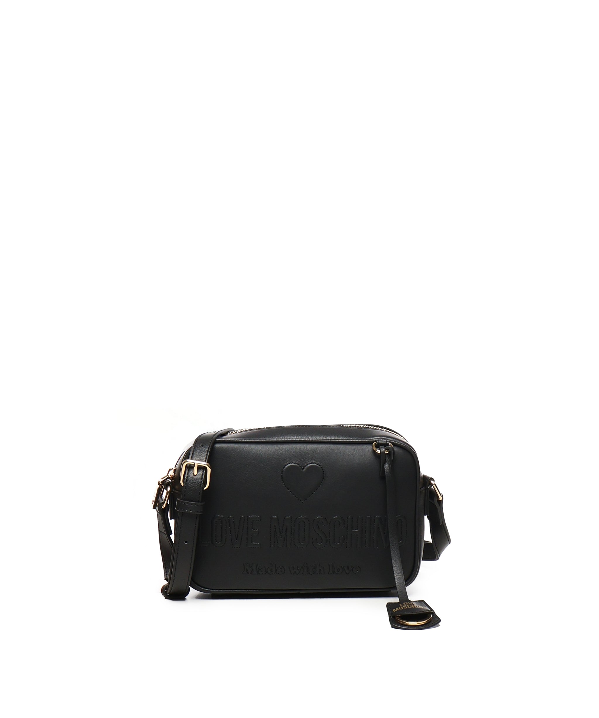 Borsa a tracolla con logo a rilievo JC4117PP1ML10 00A LOVE MOSCHINO 