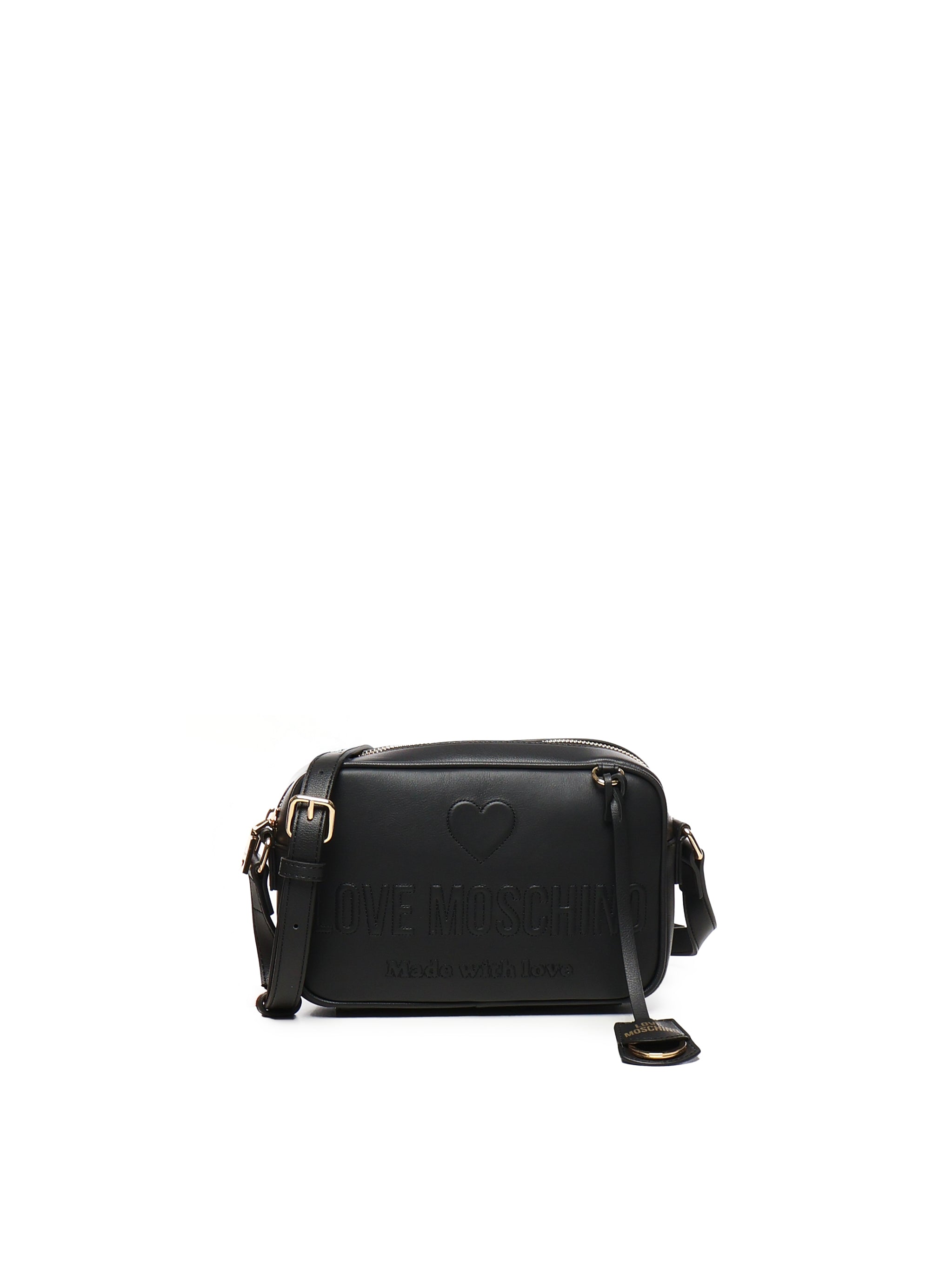 Borsa a tracolla con logo a rilievo JC4117PP1ML10 00A LOVE MOSCHINO 