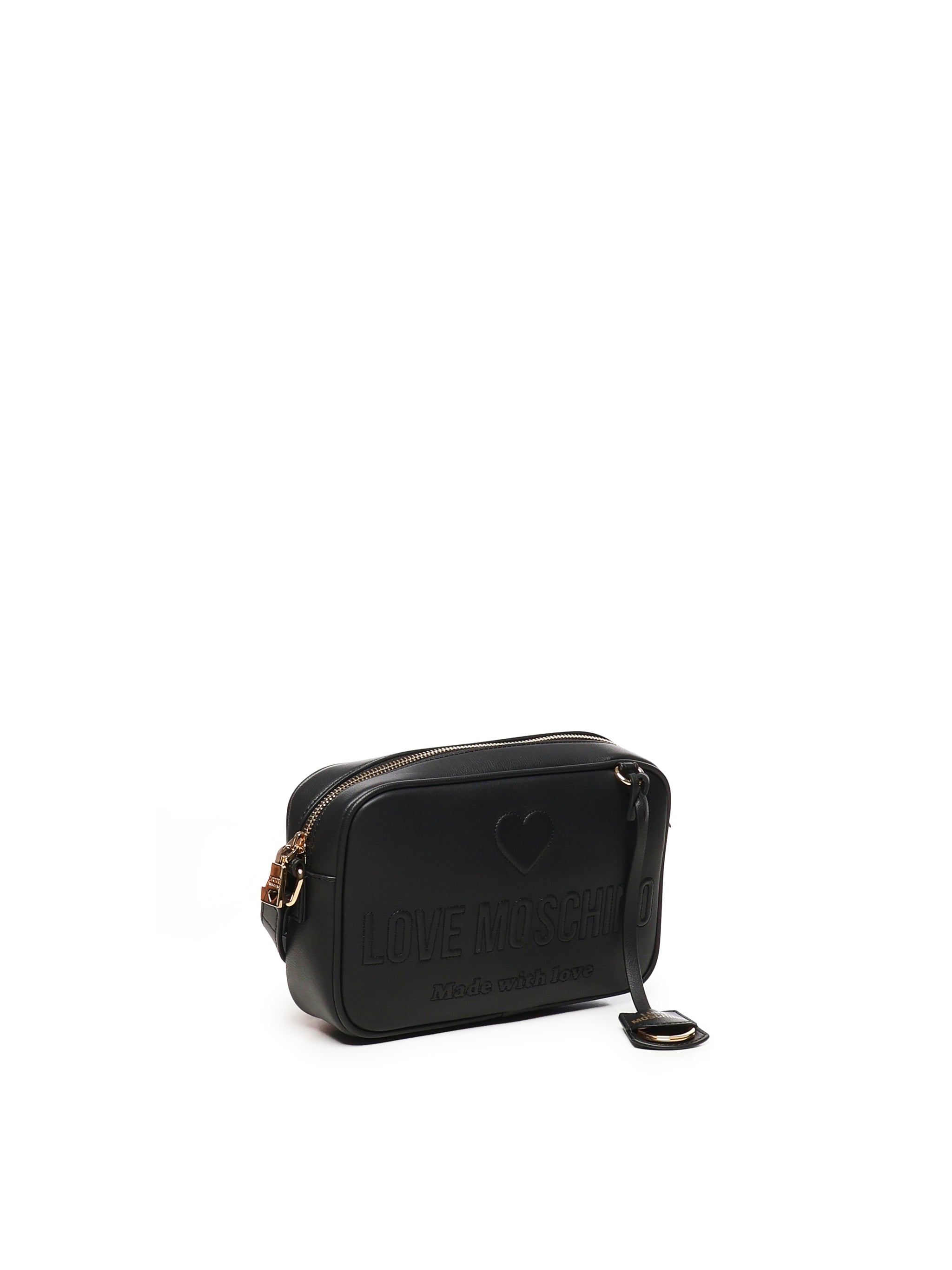 Borsa a tracolla con logo a rilievo JC4117PP1ML10 00A LOVE MOSCHINO 
