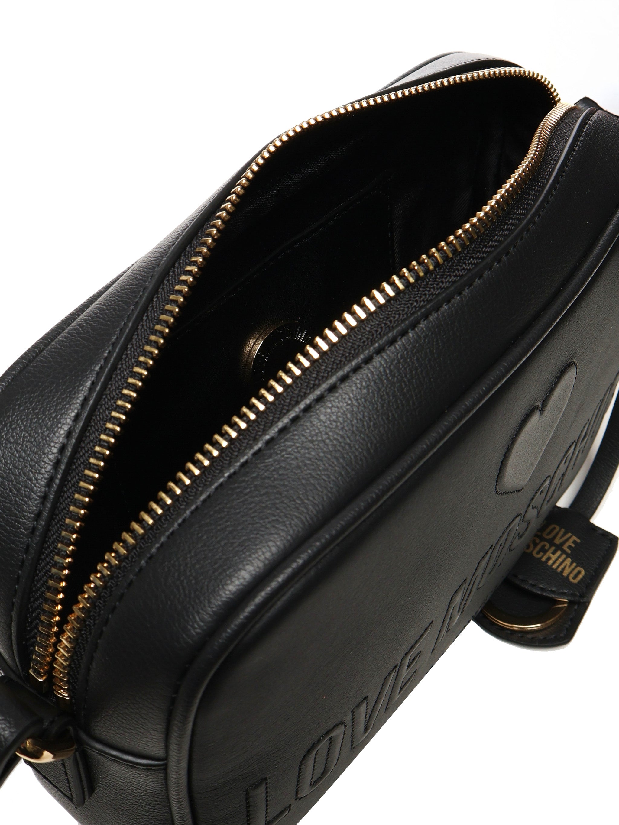 Borsa a tracolla con logo a rilievo JC4117PP1ML10 00A LOVE MOSCHINO 