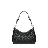 Borsa trapuntata con logo<BR/> JC4152PP1MLA0 00B LOVE MOSCHINO 