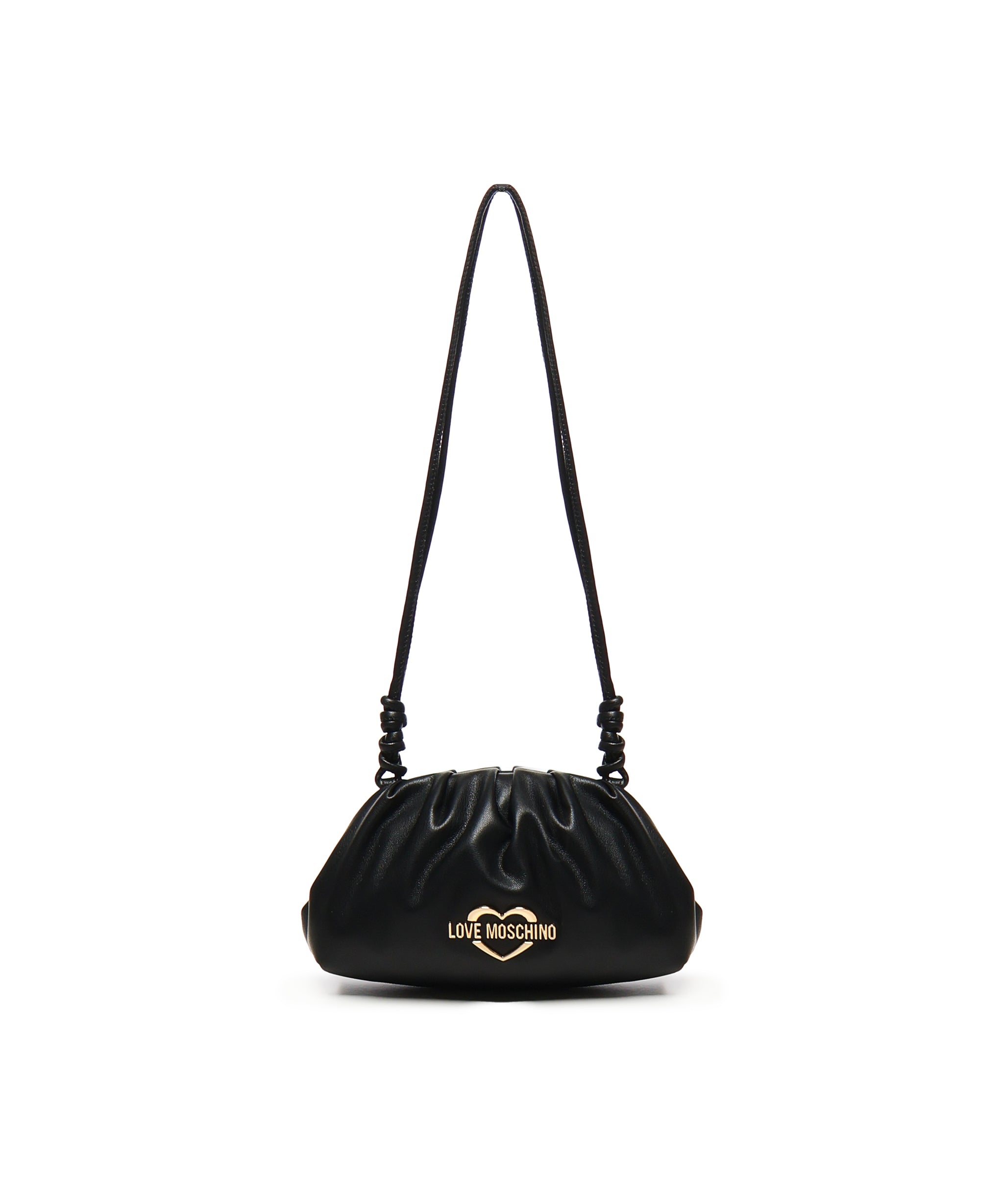 Borsa a tracolla in pelle<BR/> JC4286PP0MKK0 000 LOVE MOSCHINO 