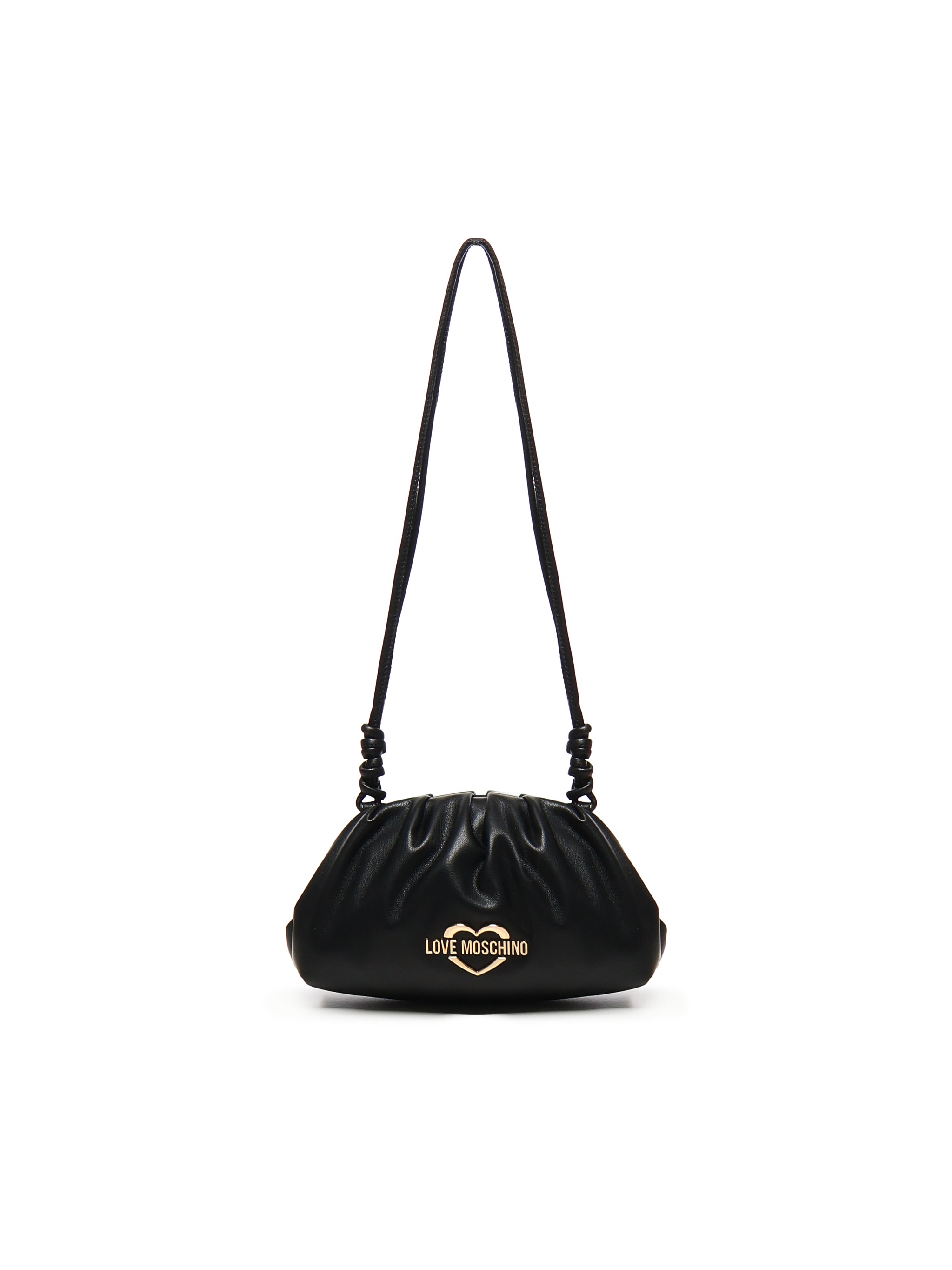 Borsa a tracolla in pelle<BR/> JC4286PP0MKK0 000 LOVE MOSCHINO 