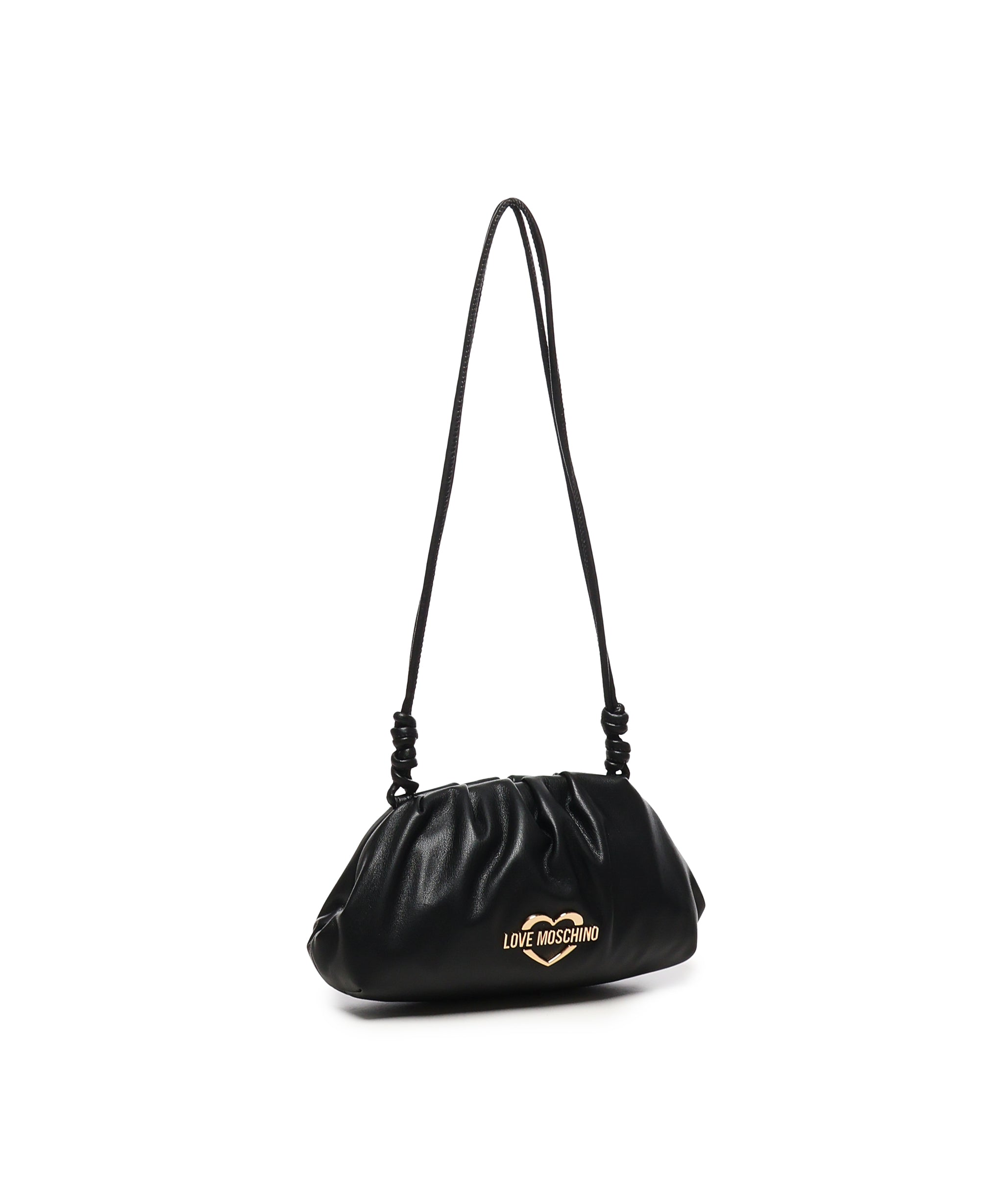 Borsa a tracolla in pelle<BR/> JC4286PP0MKK0 000 LOVE MOSCHINO 