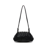 Borsa a tracolla in pelle<BR/> JC4286PP0MKK0 000 LOVE MOSCHINO 
