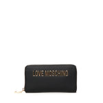 Portafoglio con logo lettering JC5611PP1MKD0 000 LOVE MOSCHINO 