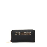 Portafoglio con logo lettering JC5611PP1MKD0 000 LOVE MOSCHINO 