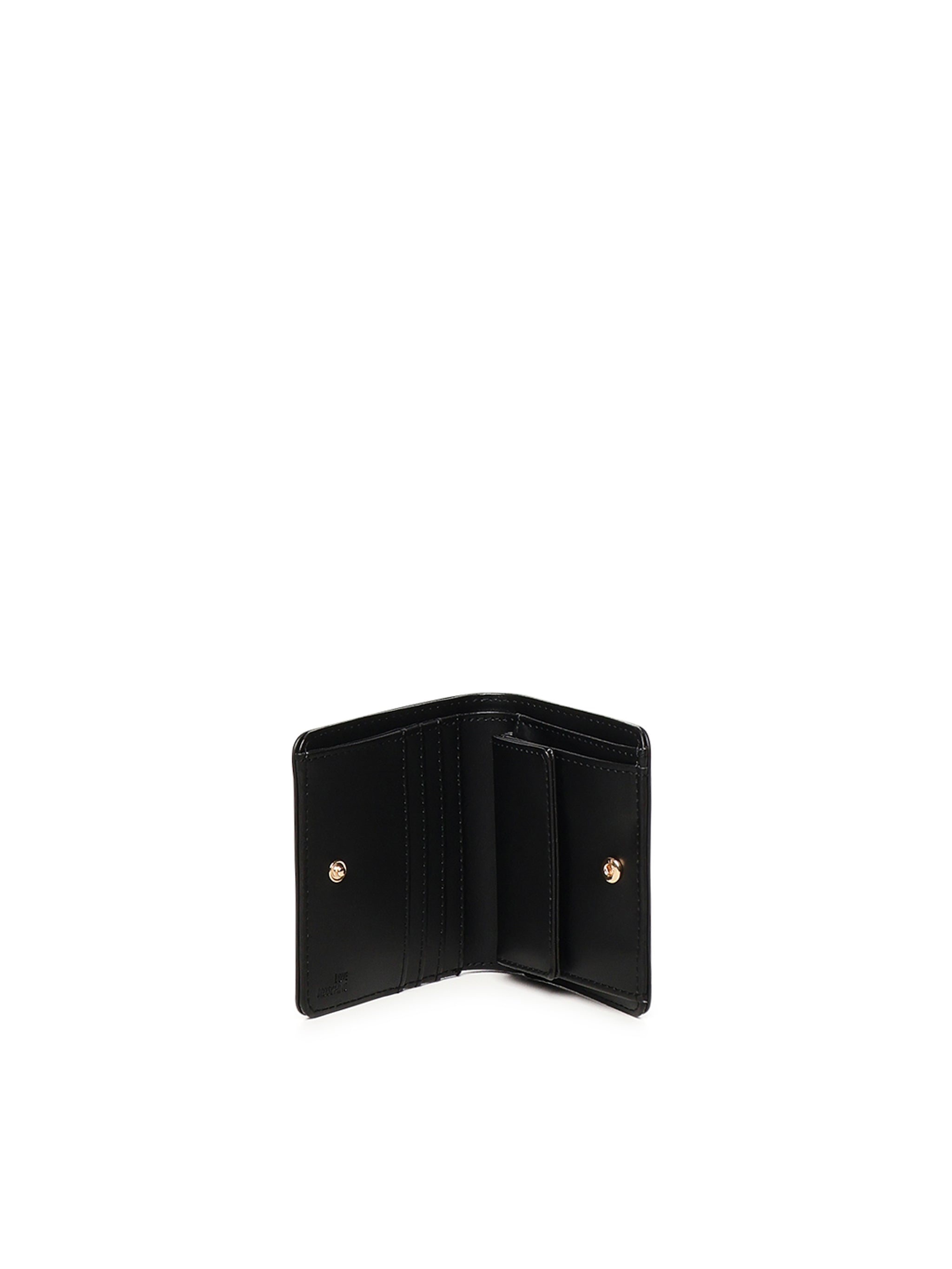 Portafoglio piccolo con logo JC5612PP1MKD0 000 LOVE MOSCHINO 