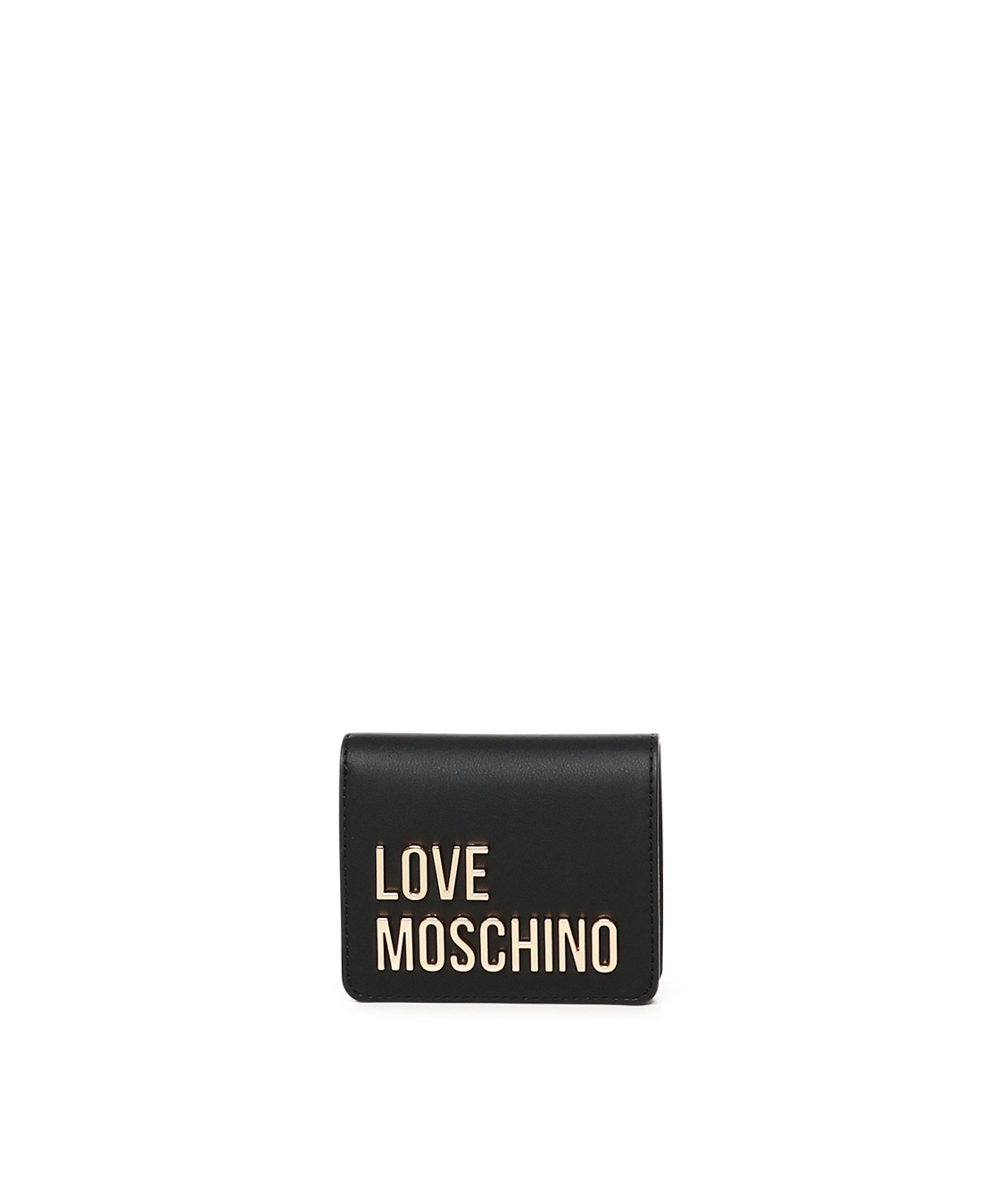 Portafoglio piccolo con logo JC5612PP1MKD0 000 LOVE MOSCHINO 
