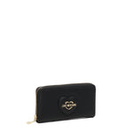 Portafoglio con logo lettering JC5730PP0LKL0 000 LOVE MOSCHINO 