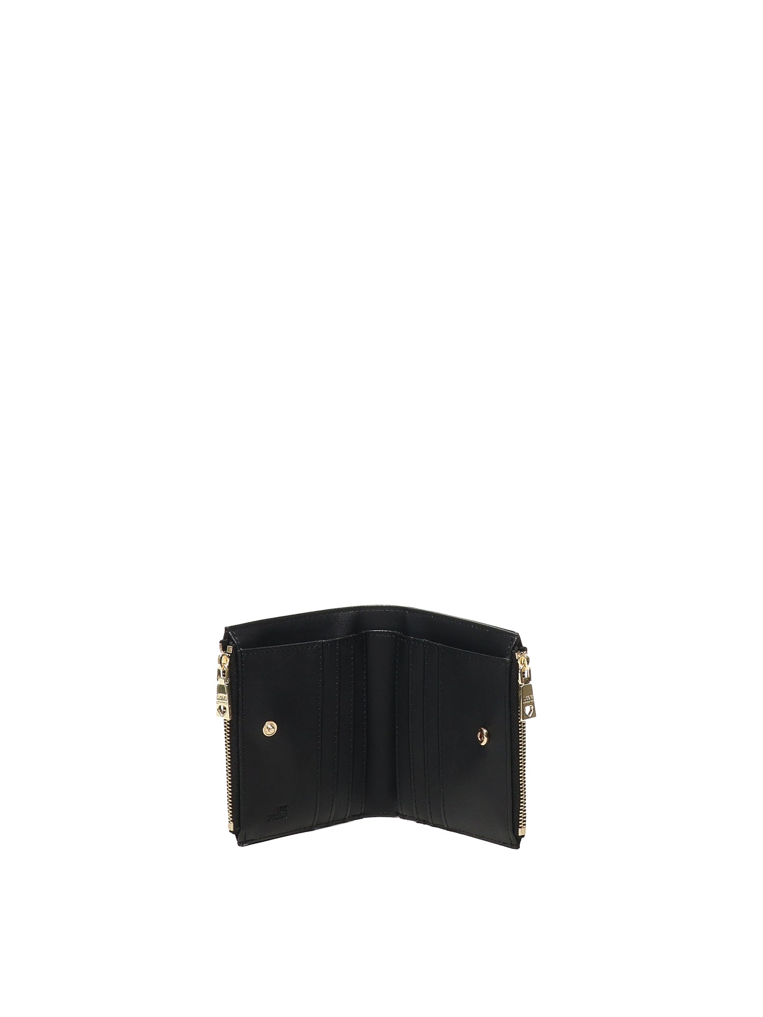 Portafoglio con logo lettering JC5734PP0LKL0 000 LOVE MOSCHINO 