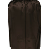 Blusa classica in seta con applicazione 1404250000 BROWN MAGDA BUTRYM 