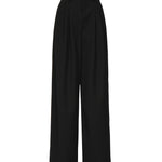 Pantaloni larghi in lana 1434250000 BLACK MAGDA BUTRYM 