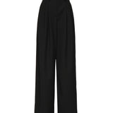 Pantaloni larghi in lana 1434250000 BLACK MAGDA BUTRYM 