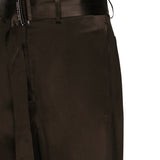 Pantaloni in cotone con cintura 1514250000 BROWN MAGDA BUTRYM 