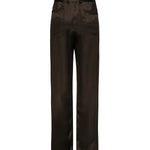 Pantaloni in cotone con cintura 1514250000 BROWN MAGDA BUTRYM 