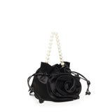 Borsa Magda Pearl in raso 7047230000 BLACK MAGDA BUTRYM 