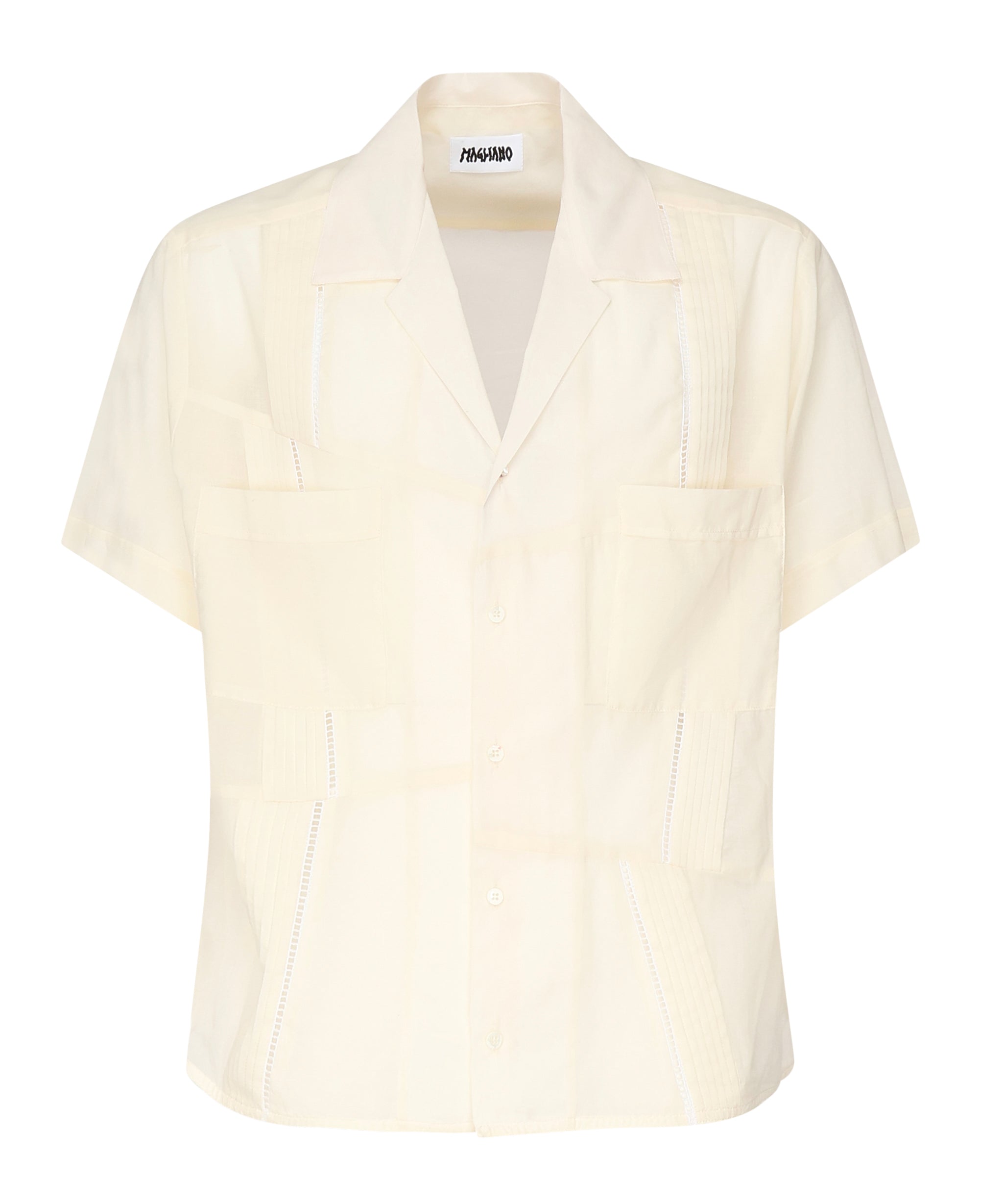 Camicia Broken Guayabera T28019922 LU2210 MAGLIANO 