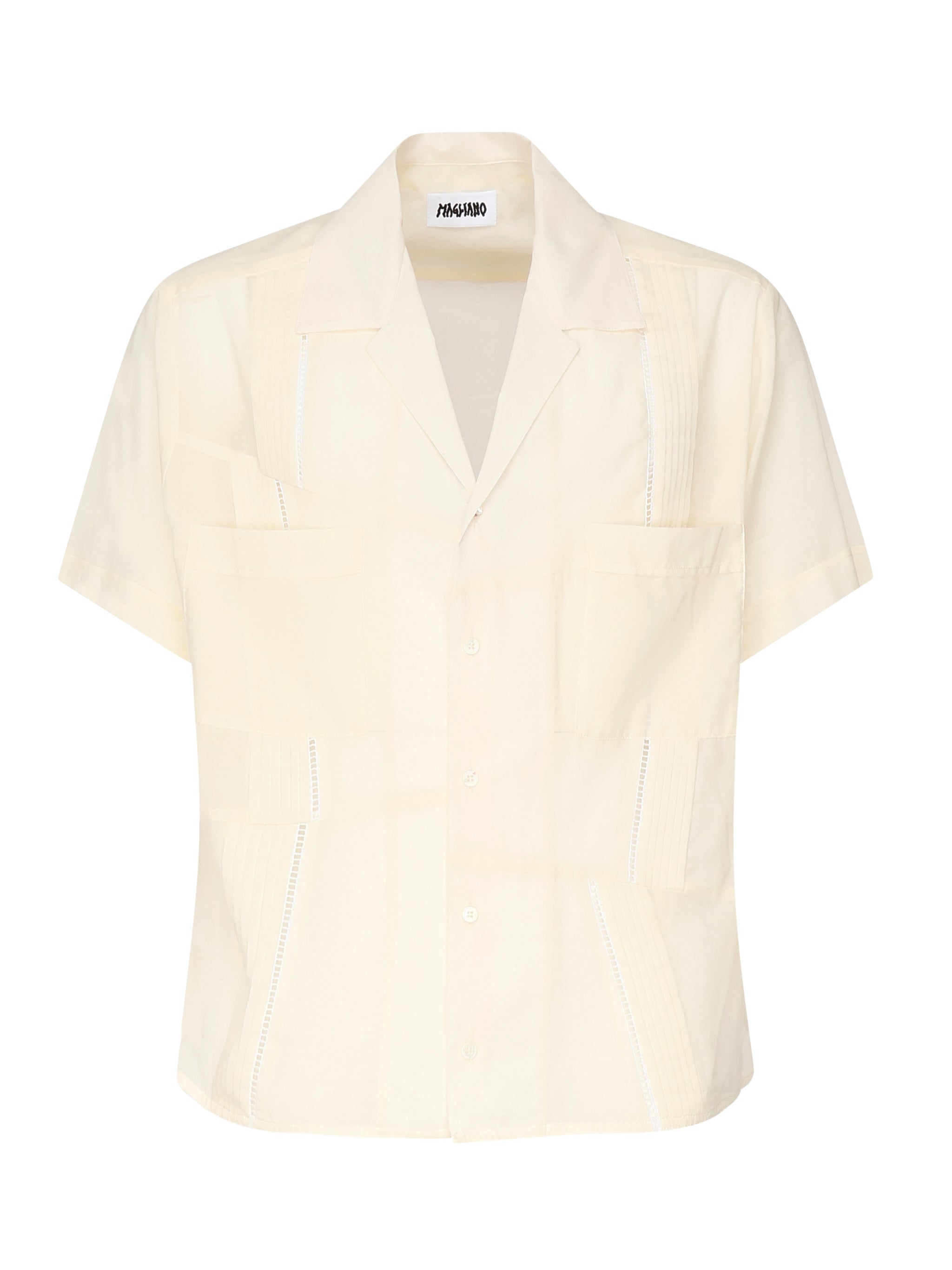 Camicia Broken Guayabera T28019922 LU2210 MAGLIANO 