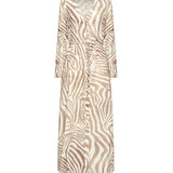 Abito animalier lungo 5GGK08 7314AP1LY MARCIANO BY GUESS 