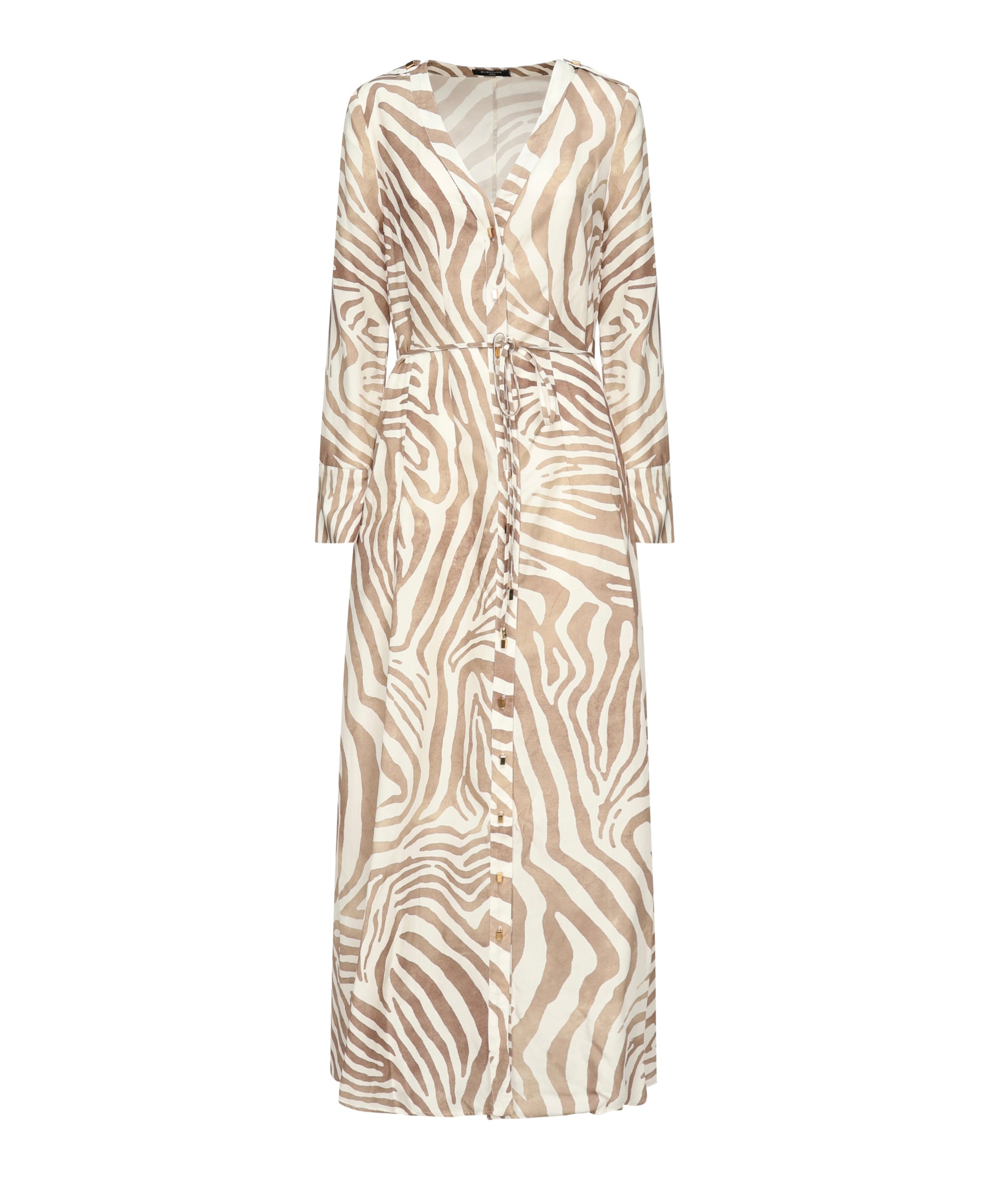 Abito animalier lungo 5GGK08 7314AP1LY MARCIANO BY GUESS 