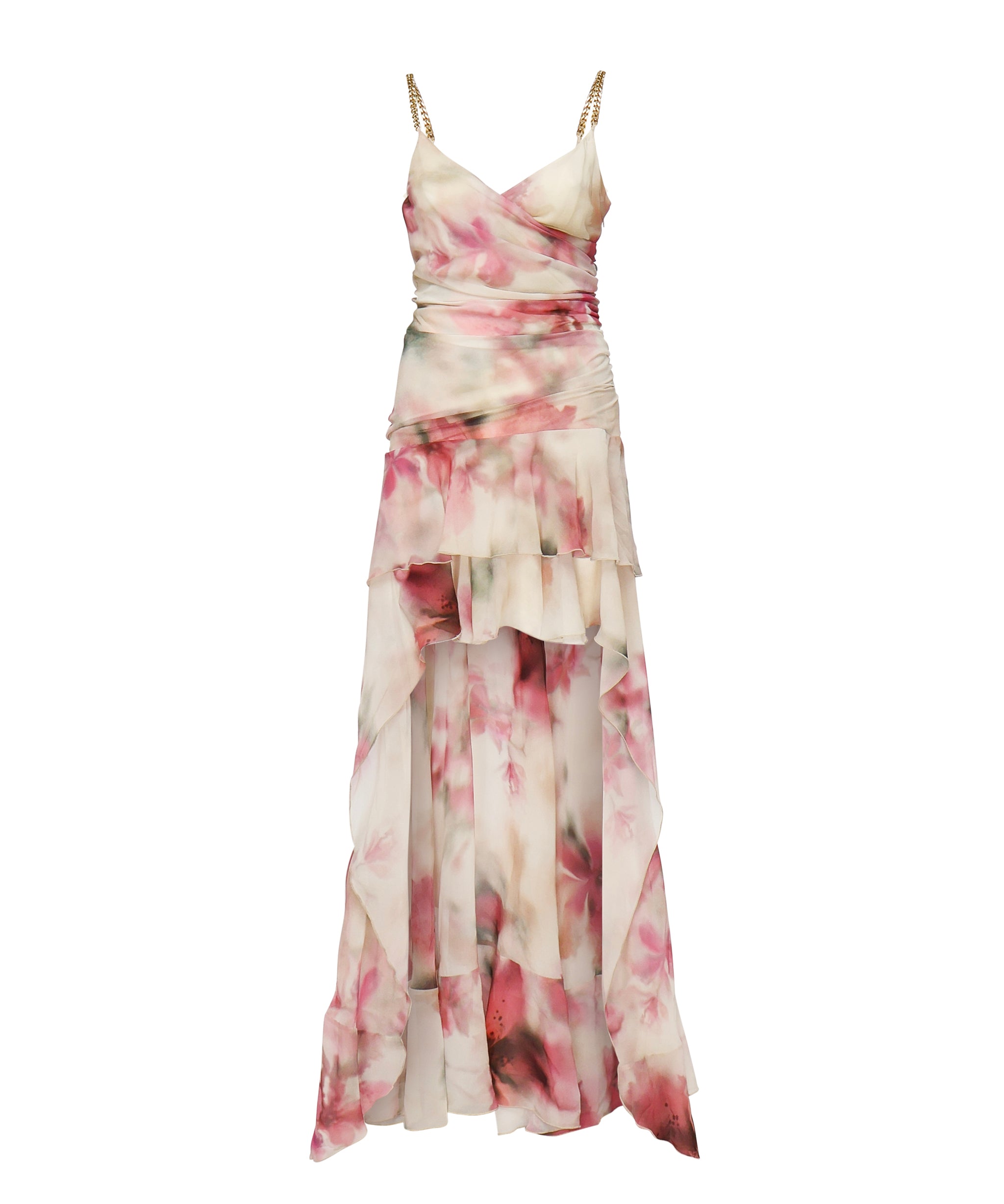 Abito lungo stampa floreale<BR/> 5GGK31 7310AP0JD MARCIANO BY GUESS 