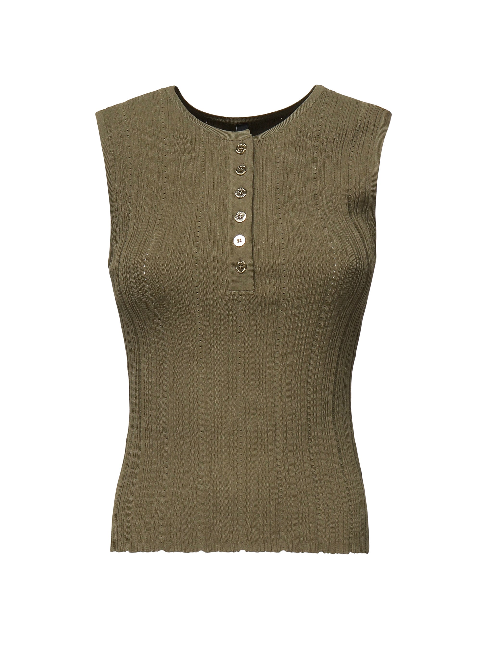 Top in maglia a costine "Giada" 5GGR04 5874ZG896 MARCIANO BY GUESS 