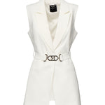 Gilet Becky con cintura 5RGN03 7115AMCDM MARCIANO BY GUESS 