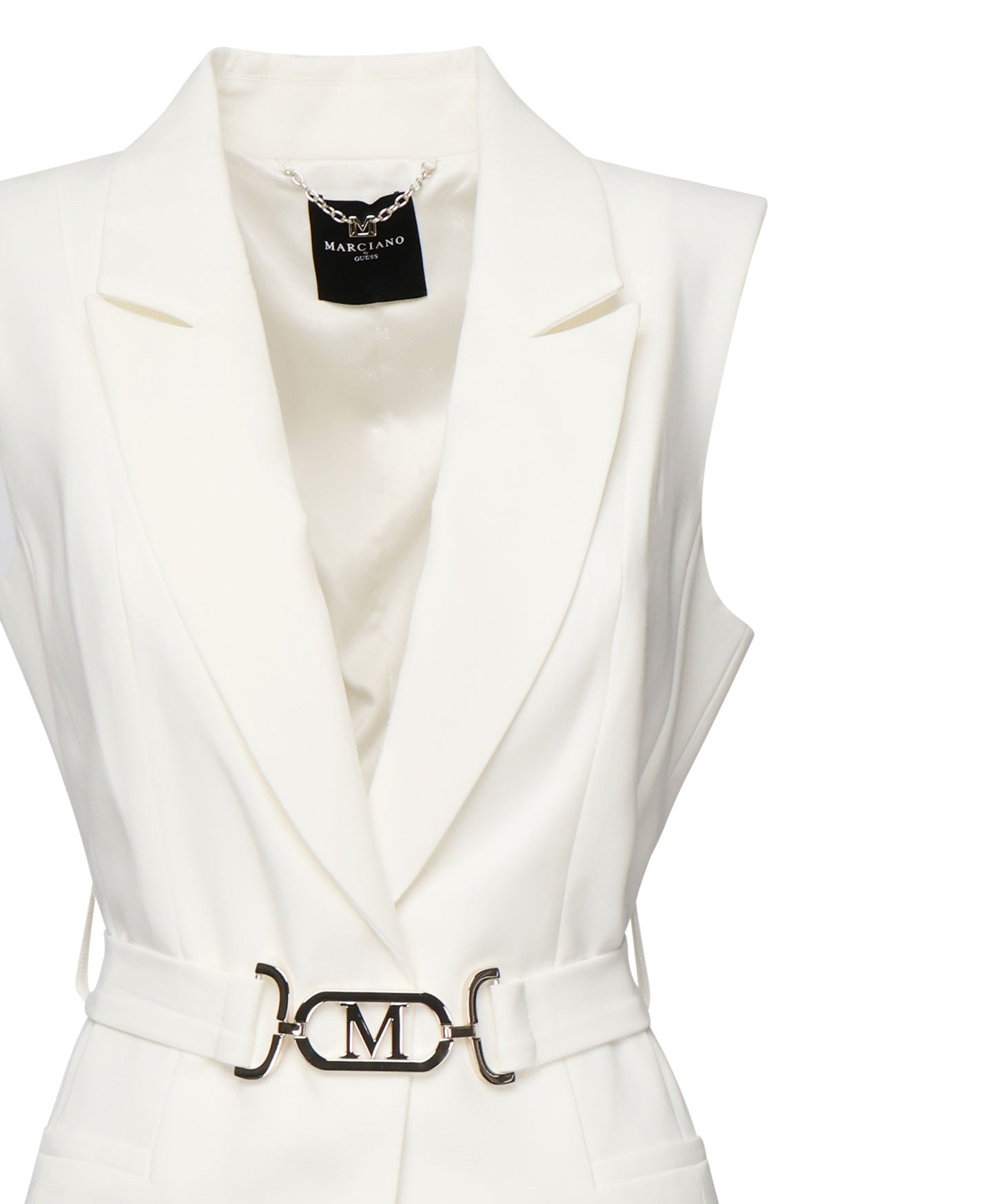 Gilet Becky con cintura 5RGN03 7115AMCDM MARCIANO BY GUESS 