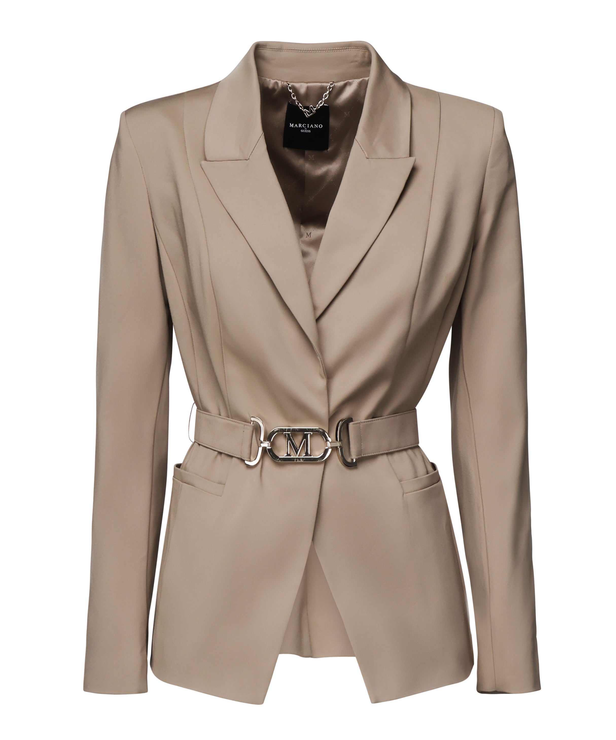 Giacca Shayla con cintura 5RGN04 9544ZG1K8 MARCIANO BY GUESS 
