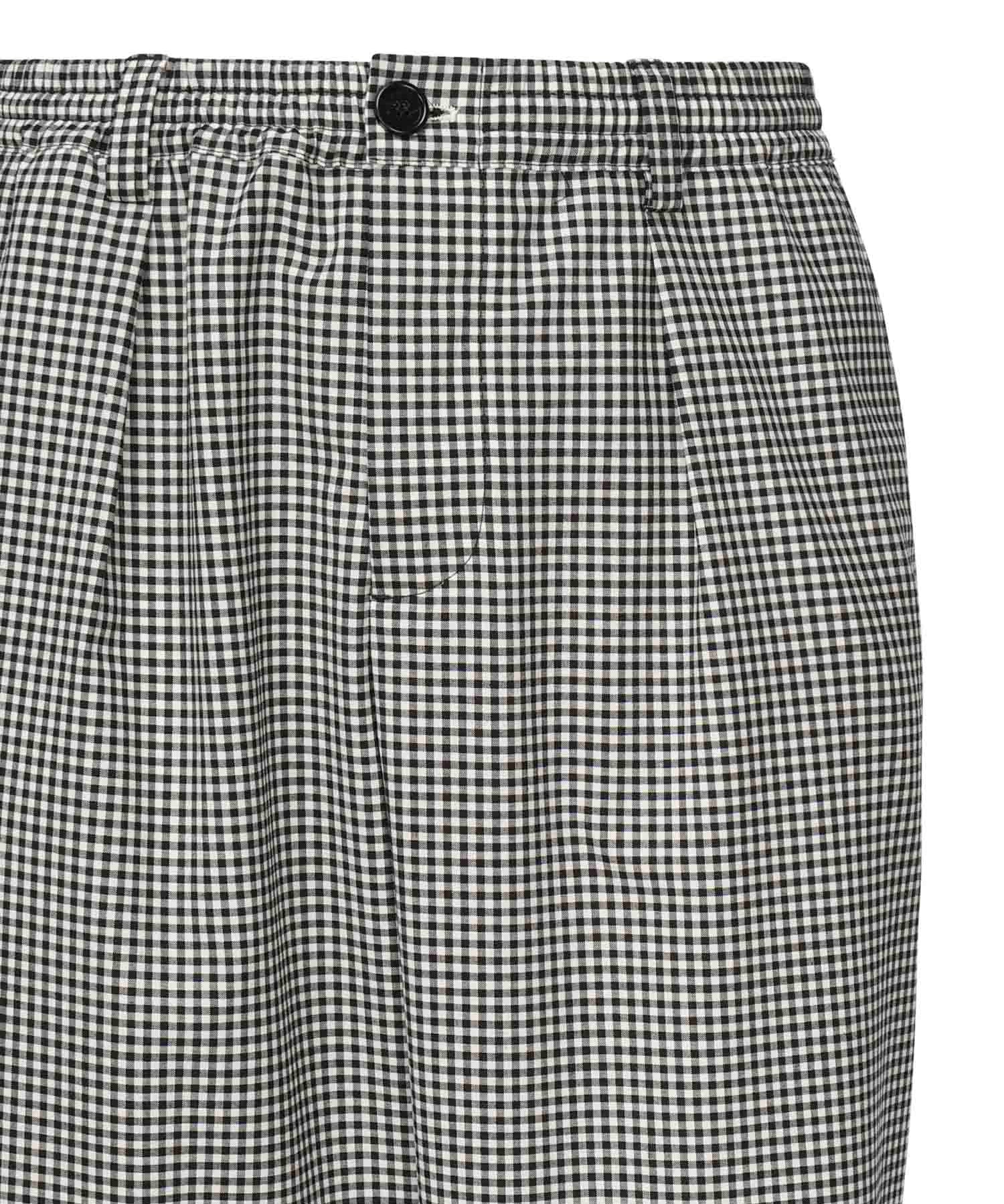 Pantaloni in lana a quadri PUMU0017A4 UTP787CHN99 MARNI 
