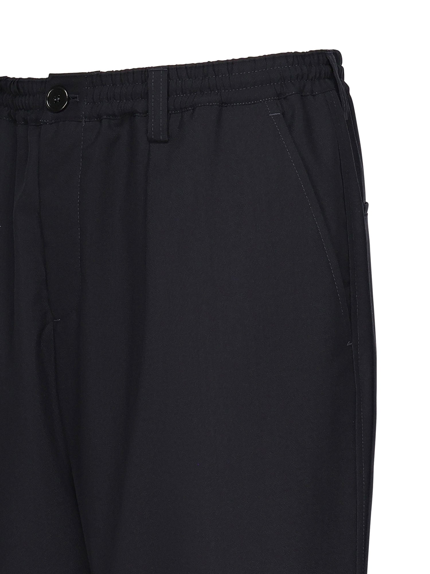 Pantaloni crop in fresco lana PUMU0017U1 TW83900B99 MARNI 