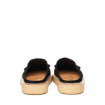Sabot in suede nera con suola in para SBMR004004 P524600N99 MARNI 