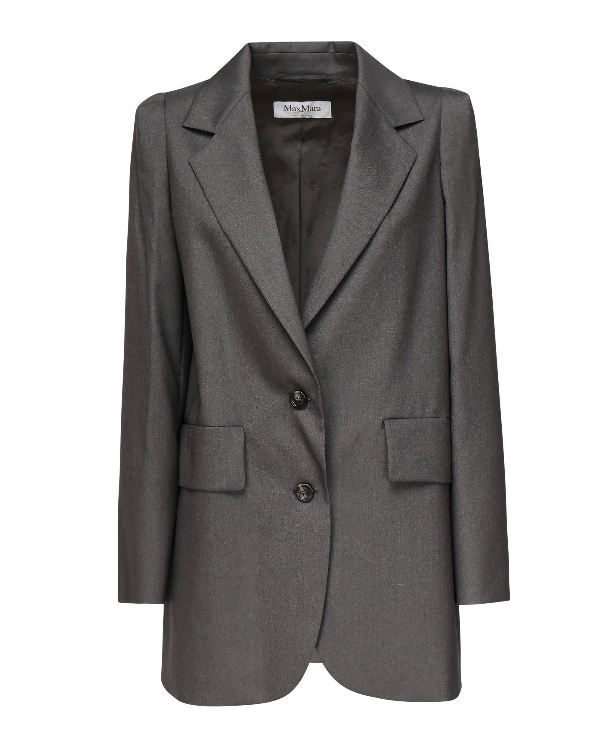 BLAZER MONOPETTO IN LANA, MOHAIR E SETA "EBRIDI" 2511041253600 015 MAX MARA 
