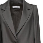 BLAZER MONOPETTO IN LANA, MOHAIR E SETA "EBRIDI" 2511041253600 015 MAX MARA 