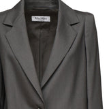 BLAZER MONOPETTO IN LANA, MOHAIR E SETA "EBRIDI" 2511041253600 015 MAX MARA 