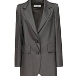 BLAZER MONOPETTO IN LANA, MOHAIR E SETA "EBRIDI" 2511041253600 015 MAX MARA 