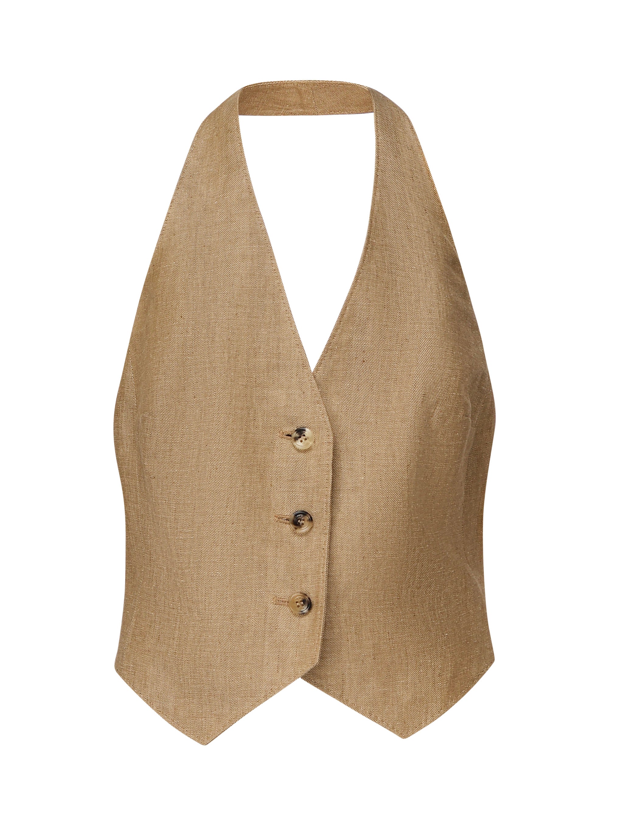Gilet Sauro in lino 2511151012600 001 MAX MARA 