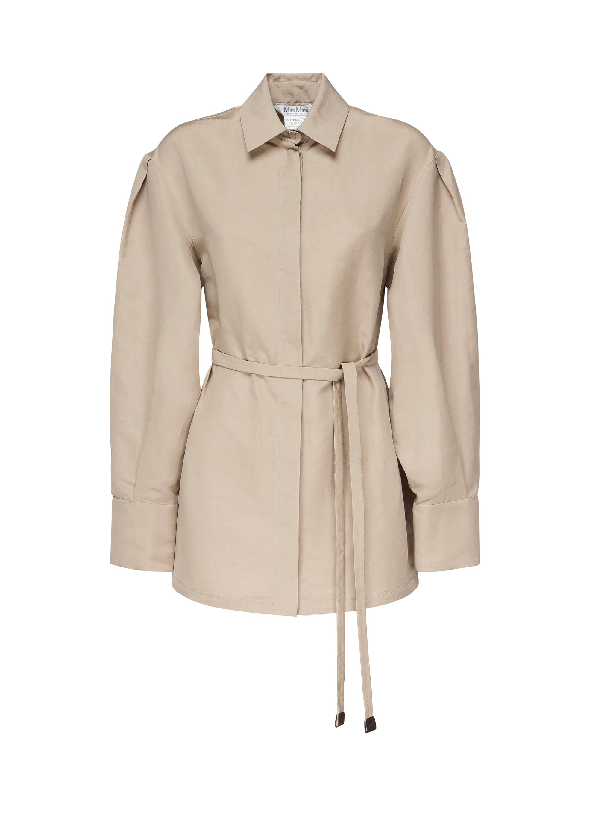 Camicia Affari in lino e seta<BR/> 2511191039600 001 MAX MARA 