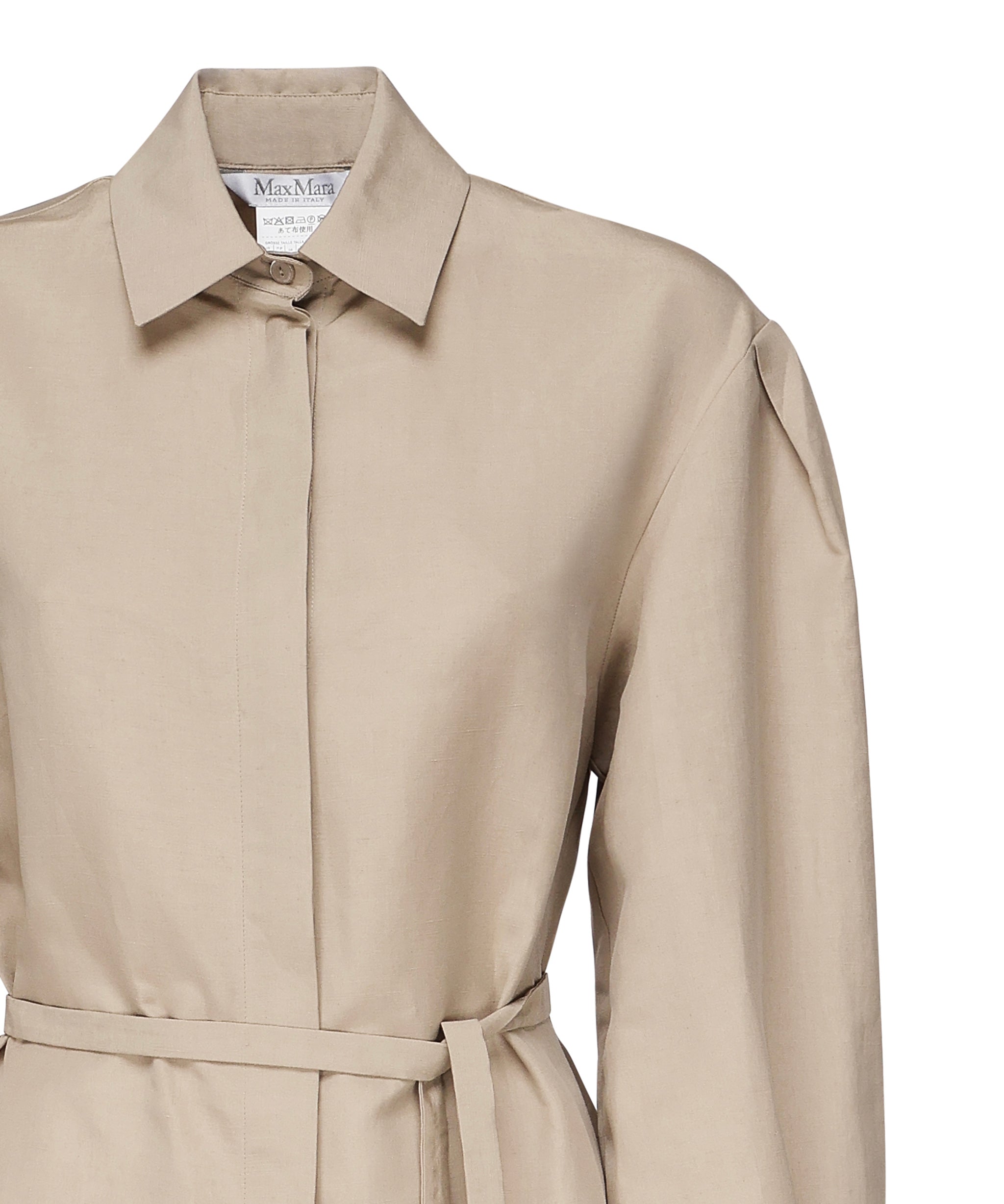 Camicia Affari in lino e seta<BR/> 2511191039600 001 MAX MARA 