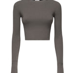 Maglia crop in viscosa crêpe 2511361243600 013 MAX MARA 