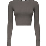 Maglia crop in viscosa crêpe 2511361243600 013 MAX MARA 